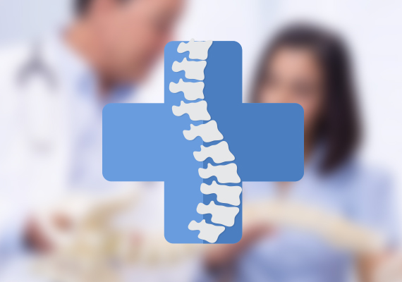 Medical Symbol with Spine